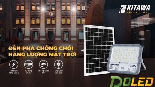 Đèn pha năng lượng mặt trời Kitawa DP15