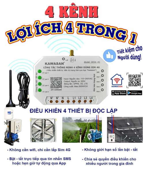 Công Tắc Thông Minh 4 Kênh Dùng Sim4G_3