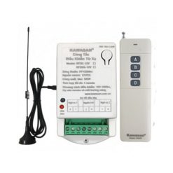 Công tắc điều khiển từ xa - 2 kênh, anten dài, gồm remote, RF2KB 12V-RM4D_1