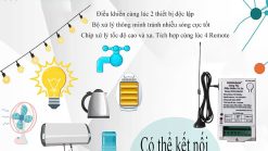 Công tắc điều khiển từ xa - 2 kênh, anten dài, không gồm remote, RF2KB 220V_1