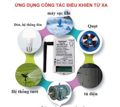 Công tắc điều khiển từ xa - 2 kênh, anten ngắn, gồm remote, RF2K 12V-RM4B_3