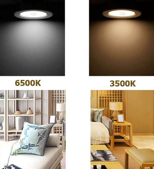 ĐÈN LED ÂM TRẦN CẢM ỨNG HỒNG NGOẠI DSB7W T_V (VIỀN VÀNG)_4