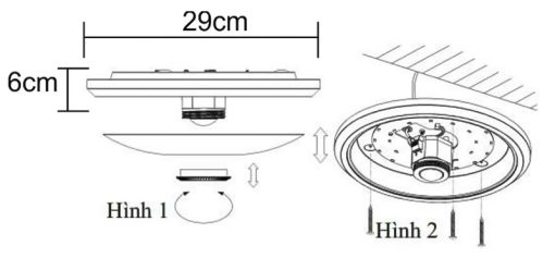 ĐÈN ỐP TRẦN CẢM ỨNG HỒNG NGOẠI 323B 16W_4