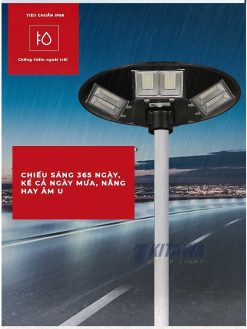 Đèn Năng Lượng Mặt Trời 500W Hình Đĩa Bay UF1500 Kitawa – 10 Khoang