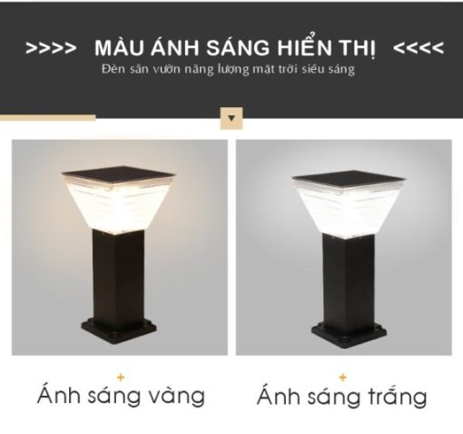 Đèn Sân Vườn Năng Lượng Mặt Trời SV103