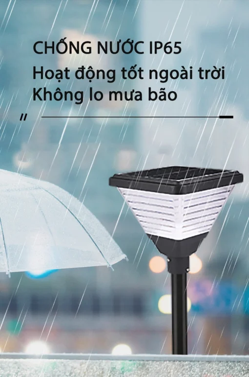 Đèn Sân Vườn Năng Lượng Mặt Trời SV263