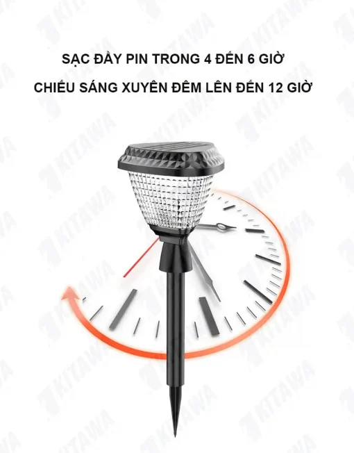 Đèn cắm đất sân vườn năng lượng mặt trời KITAWA SV123