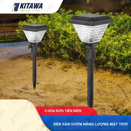 Đèn cắm đất sân vườn năng lượng mặt trời KITAWA SV123