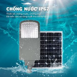 Đèn đường công trình năng lượng mặt trời 100W Soko - SK.100