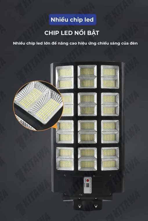 Đèn đường năng lượng mặt trời liền thể 450W KITAWA LT12450_8