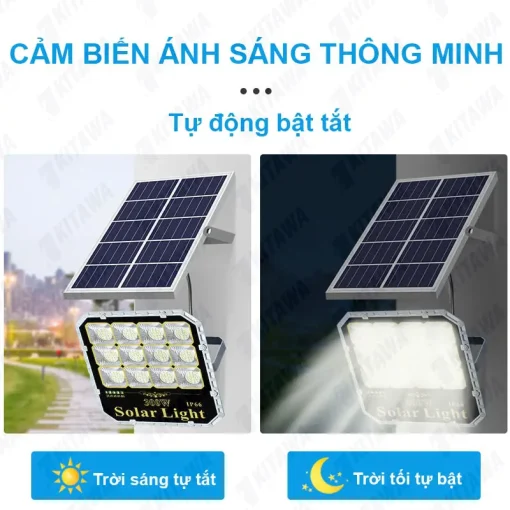 Đèn pha năng lượng mặt trời 100W Kitawa DP7100