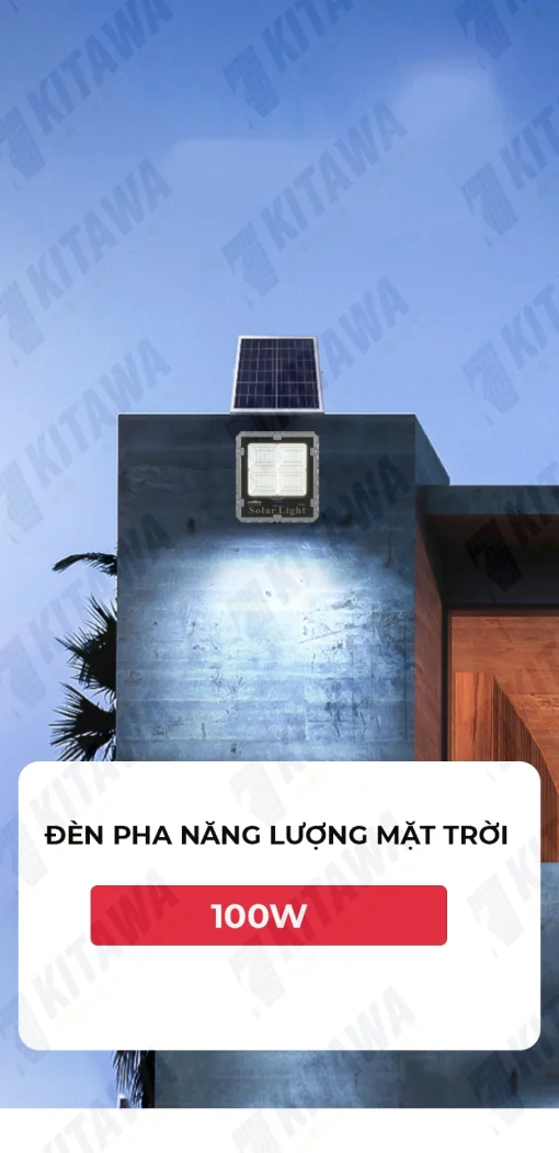 Đèn pha năng lượng mặt trời 200W Kitawa DP6200