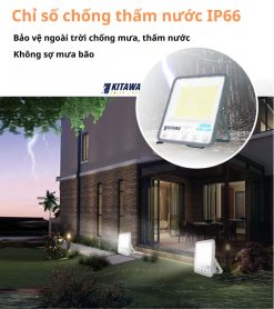 Đèn pha năng lượng mặt trời 400W bọc cầu KITAWA - DP11400