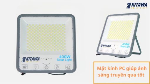 Đèn pha năng lượng mặt trời 400W bọc cầu KITAWA - DP11400