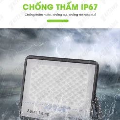 Đèn pha năng lượng mặt trời chống chói 100W DP5100