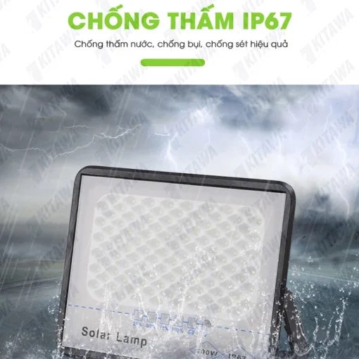 Đèn pha năng lượng mặt trời chống chói 100W DP5100