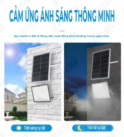 Đèn pha năng lượng mặt trời chống chói 100W DP5100