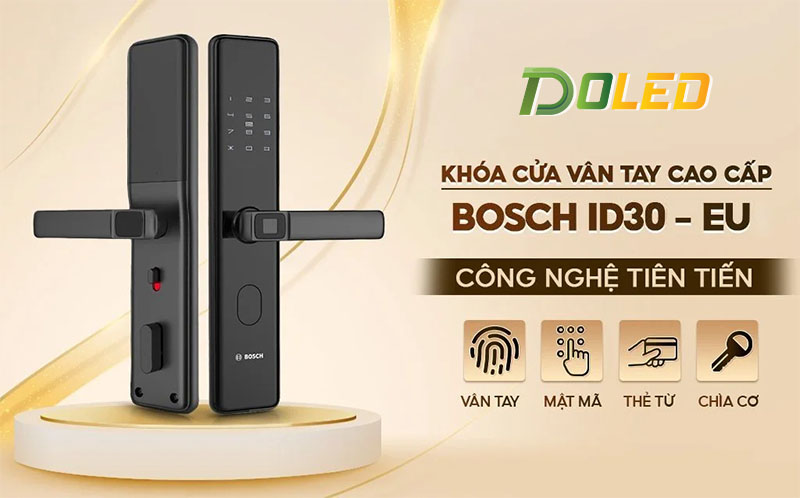 Khóa Cửa Vân Tay cao cấp BOSCH ID30-EU version