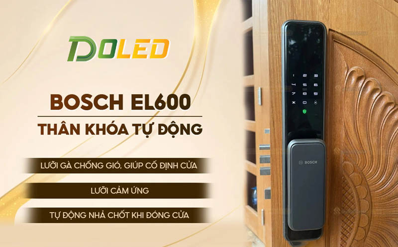 Khóa Cửa Vân Tay BOSCH EL600–EU version