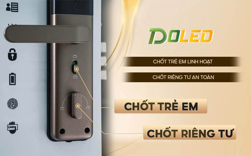 Khóa Cửa Vân Tay BOSCH ID60–EU Version - Cao Cấp 