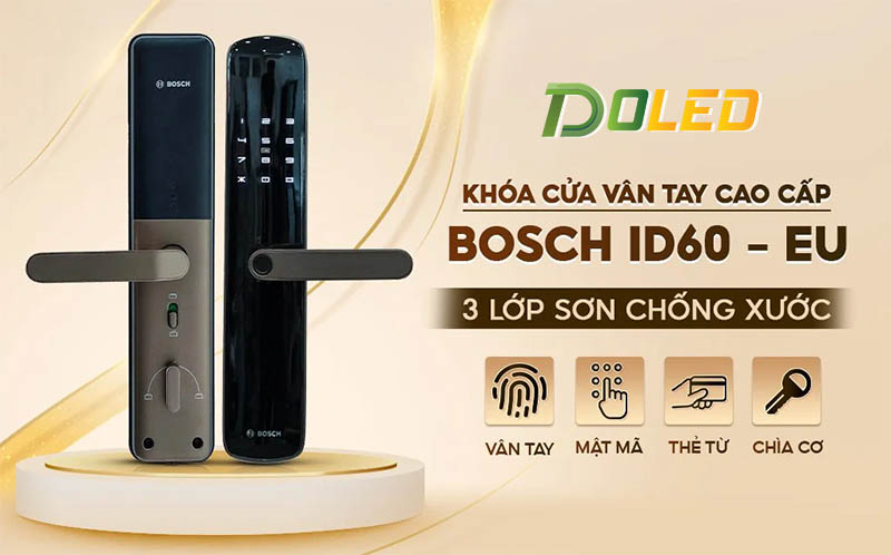 Khóa Cửa Vân Tay BOSCH ID60–EU version cao cấp