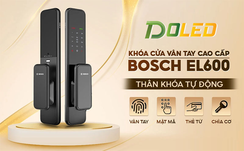 Khóa Cửa Vân Tay cao cấp BOSCH EL600