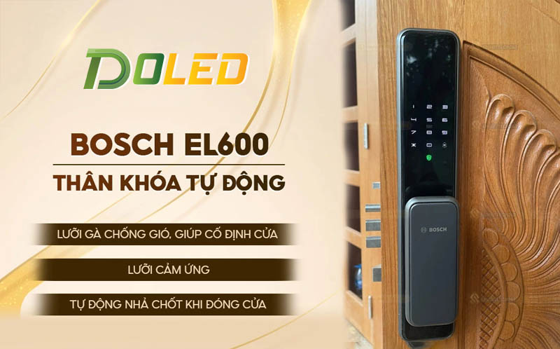 Khóa Cửa Vân Tay cao cấp BOSCH EL600