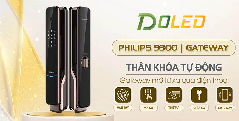 Khóa cửa vân tay mở từ xa Philips 9300 with Gateway (5)