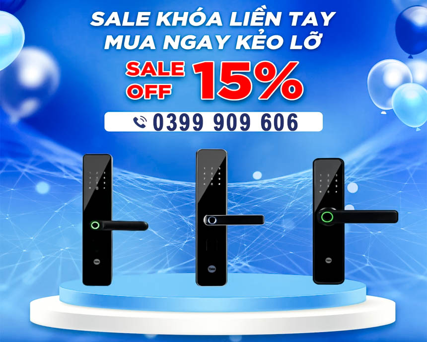 banner khóa cửa thông minh nhỏ