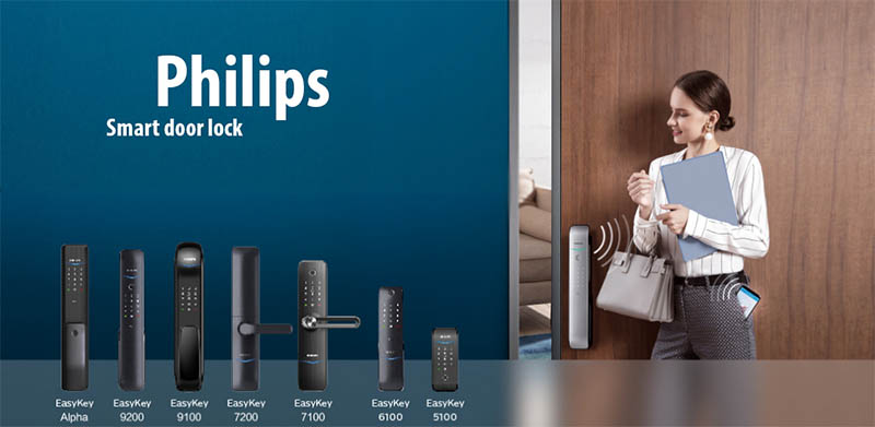 khóa cửa thông minh Philips