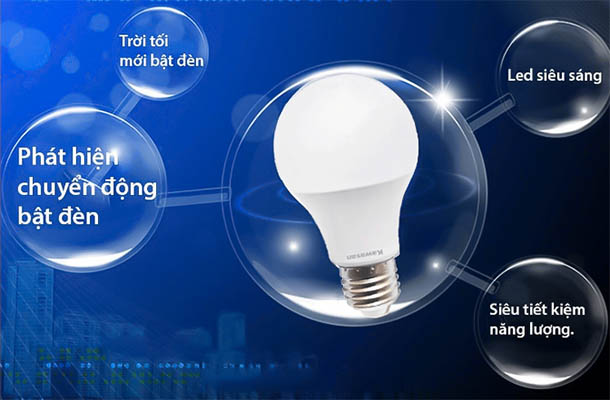 tính năng nổi bật của đèn cảm ứng