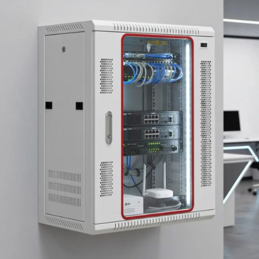 Tủ rack treo tường 15U D400 Tủ rack treo tường 15U D400